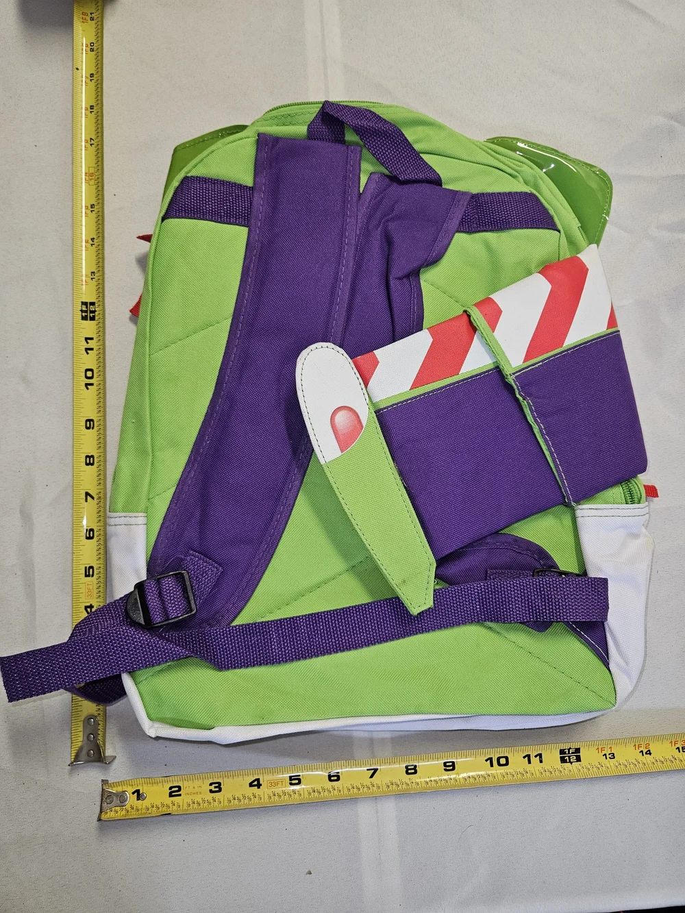 Disney Buzz Lightyear Kids Backpack in Green & Purple